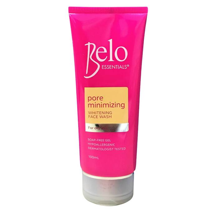 Belo Essentials Pore Minimizing Lightening & Brightening Face Wash 100ml