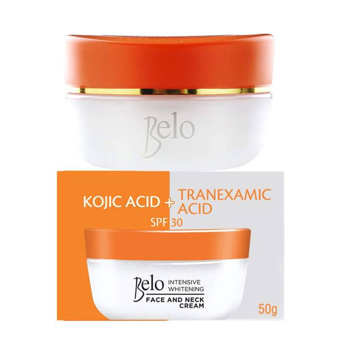 Belo Kojic Acid & Tranexamic Acid Lightening & Brightening Face & Neck Cream 50g