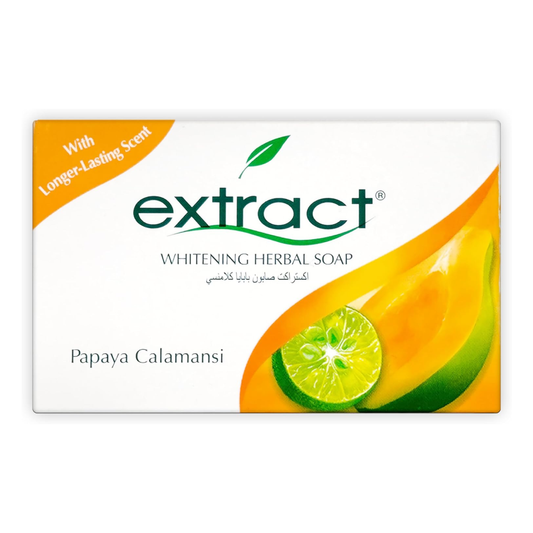 Extract Skin Lightening & Brightening Herbal Soap Papaya Calamansi 125g