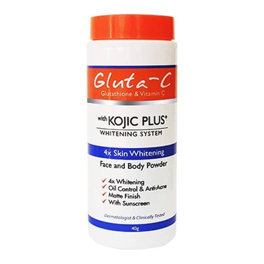 Gluta-C with Kojic Plus Lightening & Brightening Face & Body Powder 40g