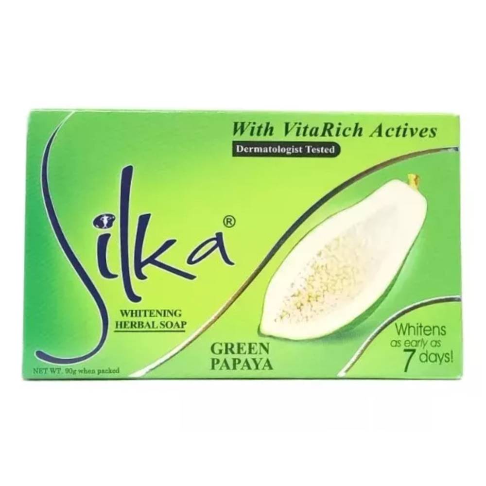 Silka Green Papaya Skin Lightening & Brightening Soap 135g