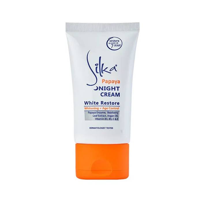 Silka Papaya Lightening & Brightening Night Cream 30ml