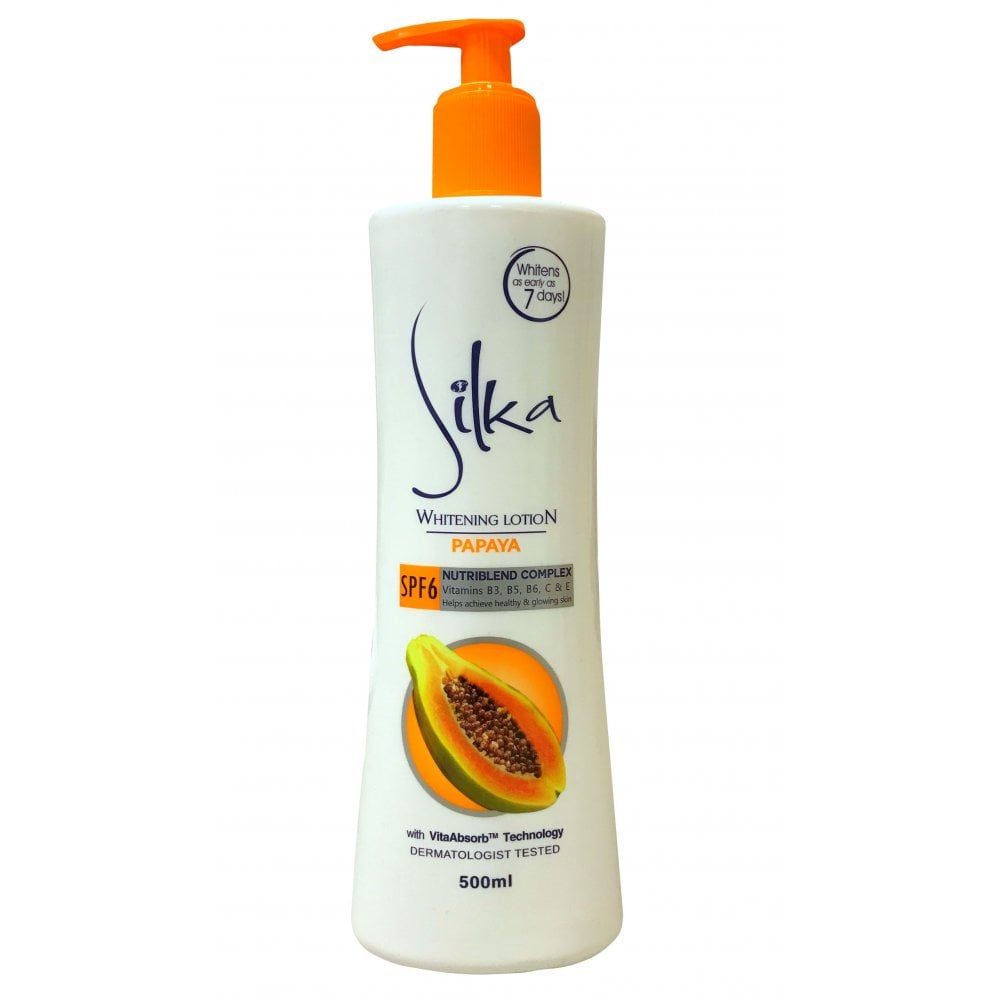 Silka Papaya Skin Lightening & Brightening Lotion 500ml