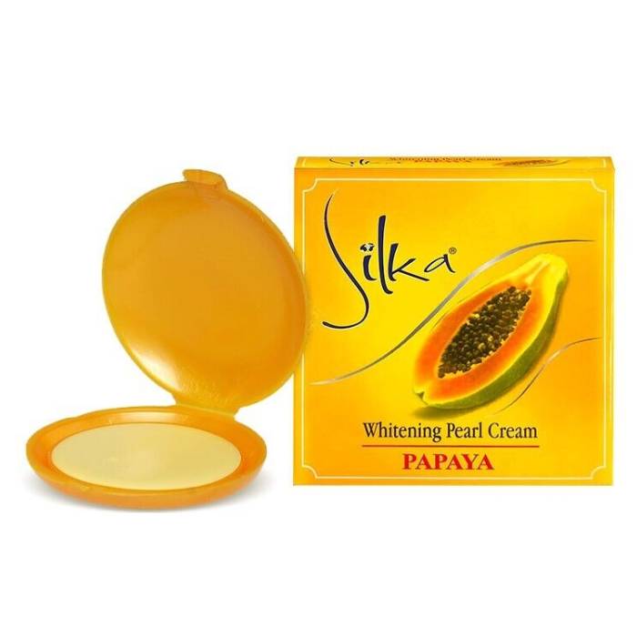 Silka Papaya Skin Lightening & Brightening Pearl Cream 8g