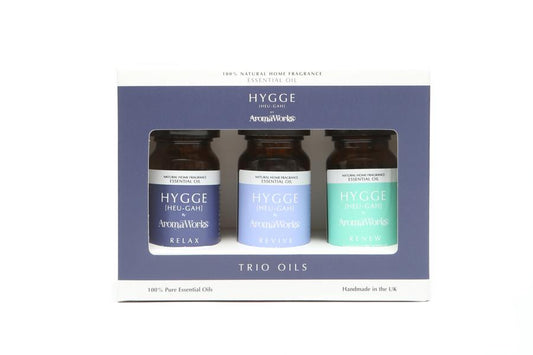 Aroma Works London Hygge Relax, Renew & Revive Trio 10ml Oil - La Para London