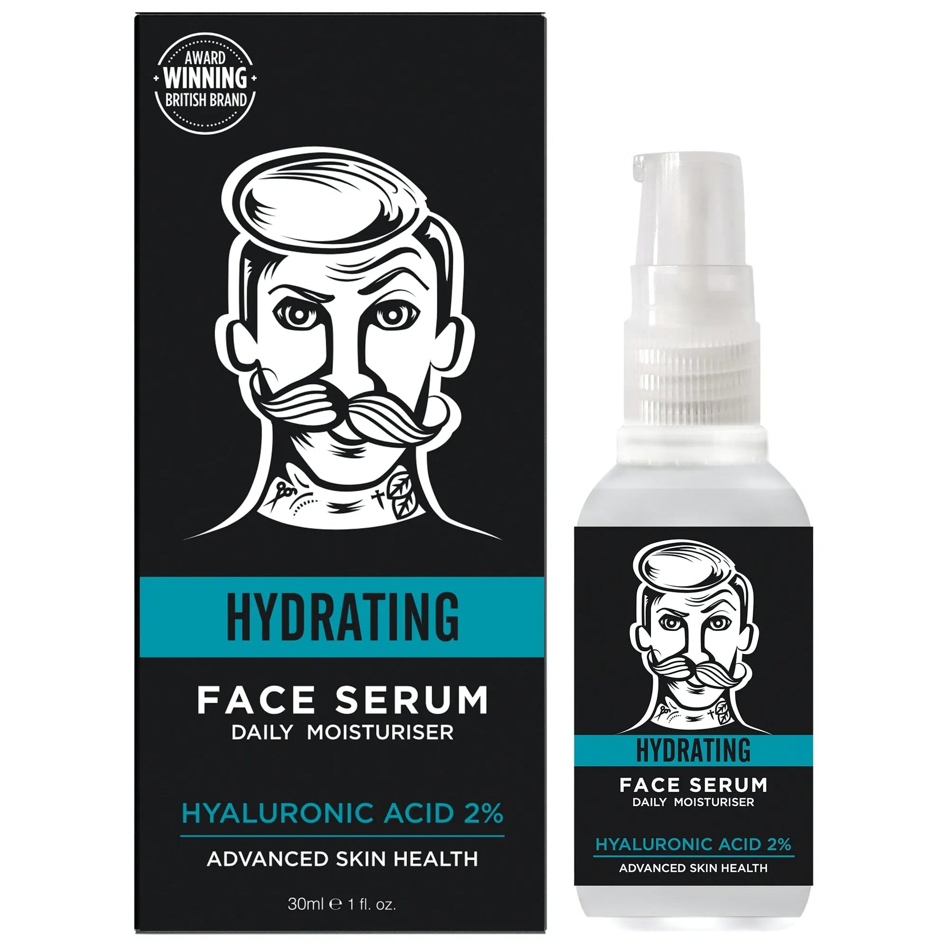 BARBER PRO Hydrating Hyaluronic Acid 2% Daily Serum 30ml - La Para London
