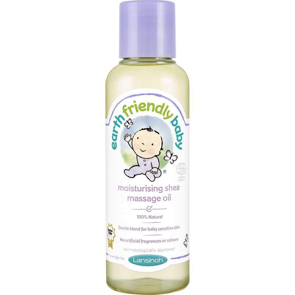 Lansinoh Earth Friendly Baby Moisturising Shea Butter Massage Oil 100ml - La Para London