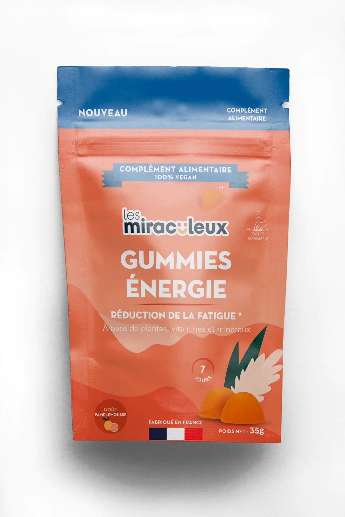 Mium Lab Energy Gummies - Physical and Mental Boost - 1 Week (Ex Les Miraculeux) - La Para London