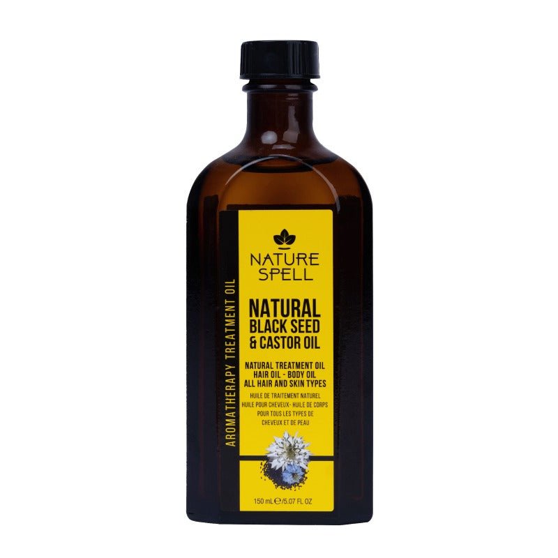 Nature Spell Hair & Body Oil 150ml - Black Seed & Castor - La Para London