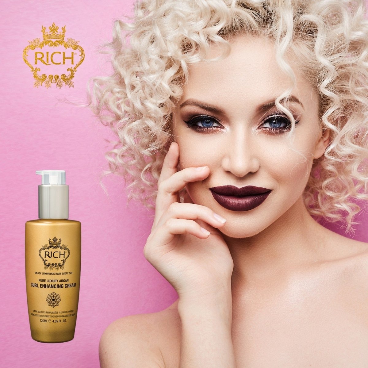 RICH Argan Curl Enhancing Cream 120ml - La Para London