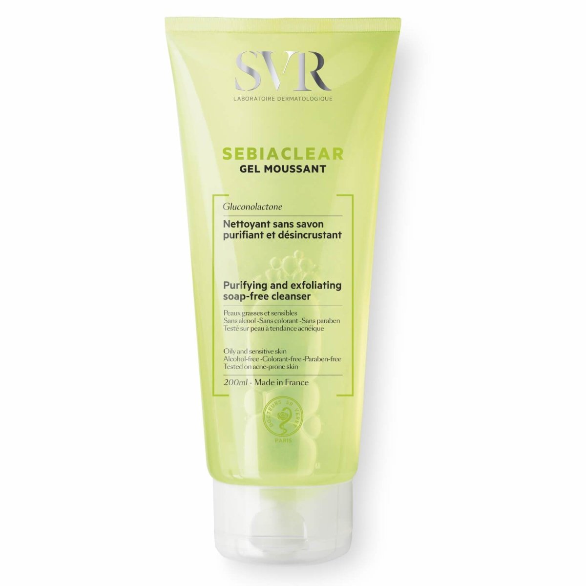 SVR SEBIACLEAR Gel Moussant 200ml - La Para London