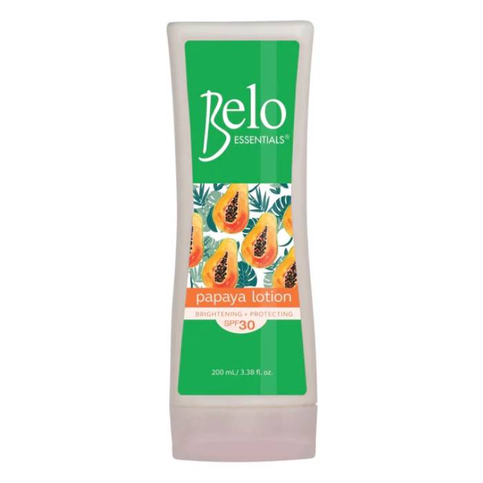 Belo Essentials Skin Lightening & Brightening Papaya Lotion with SPF30 200ml
