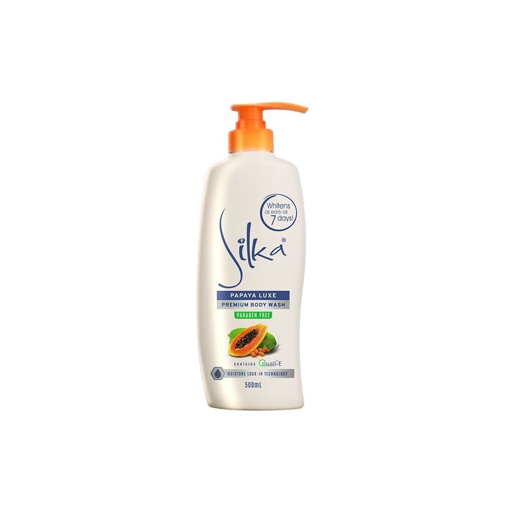 Silka Papaya Luxe Lightening Body Wash 500ml
