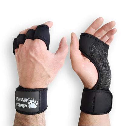 Bear Grip - Open Workout Gloves for Crossfit Bodybuilding - La Para London