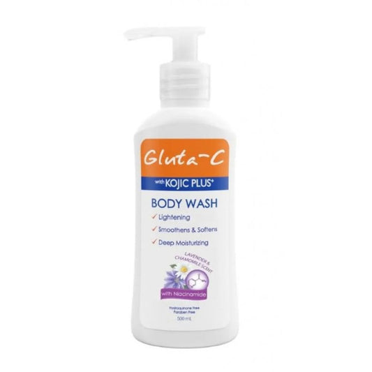 Gluta-C with Kojic Plus Body Wash 500ml - Lavender & Chamomille Scent