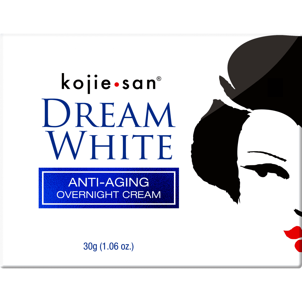 Kojie San Dream White Lightening & Brightening Anti-Aging Overnight Face Cream 30g