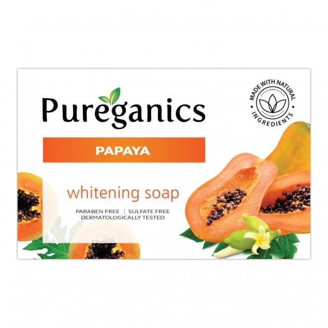 Kojie San Pureganics Papaya Skin Lightening & Brightening Soap 135g