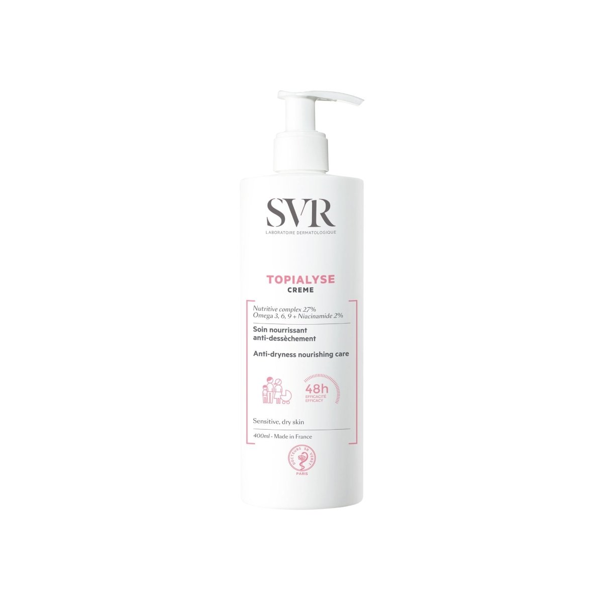 SVR TOPIALYSE Moisturising Cream (Face + Body) 400ml - La Para London