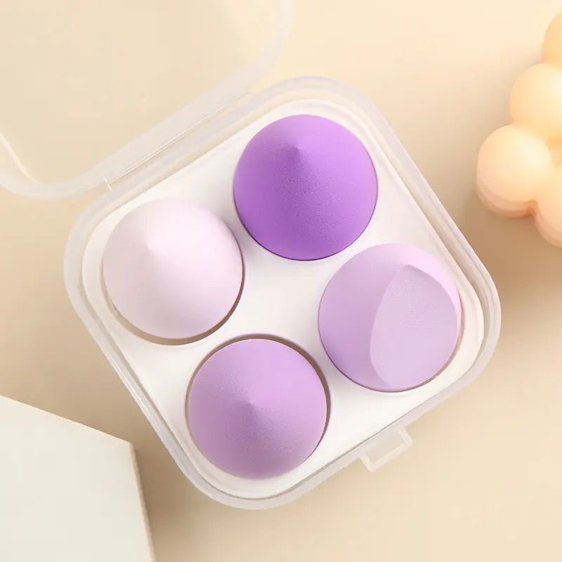 ANDAUS Beauty Makeup Sponge Kit - 4 Travel Pack Blender Foundation Sponges - La Para London