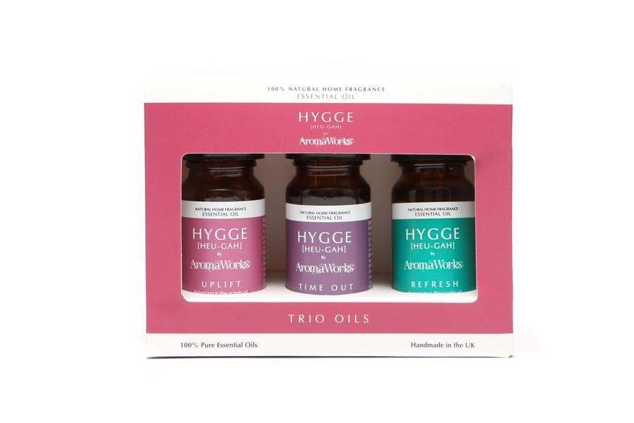 Aroma Works London Hygge Uplift, Time Out & Refresh Trio 10ml Oil - La Para London