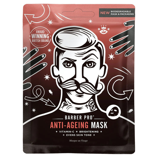 BARBER PRO Anti-Ageing Vitamin C Sheet Mask - La Para London