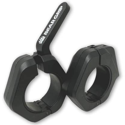 BEAR GRIP® - Pair of Quick Release Professional Olympic Weight Barbell Clips