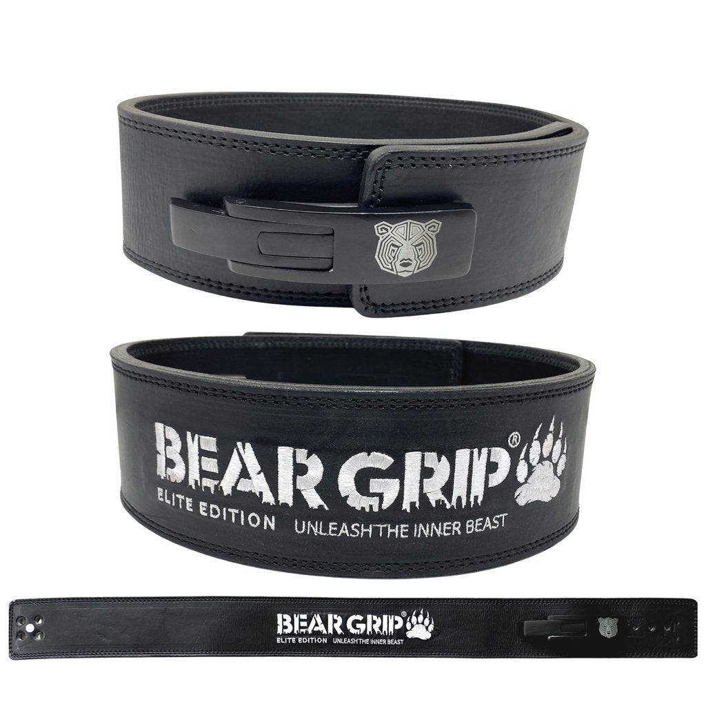 Bear Grip - Premium Double Sided Leather Lever Belt - La Para London