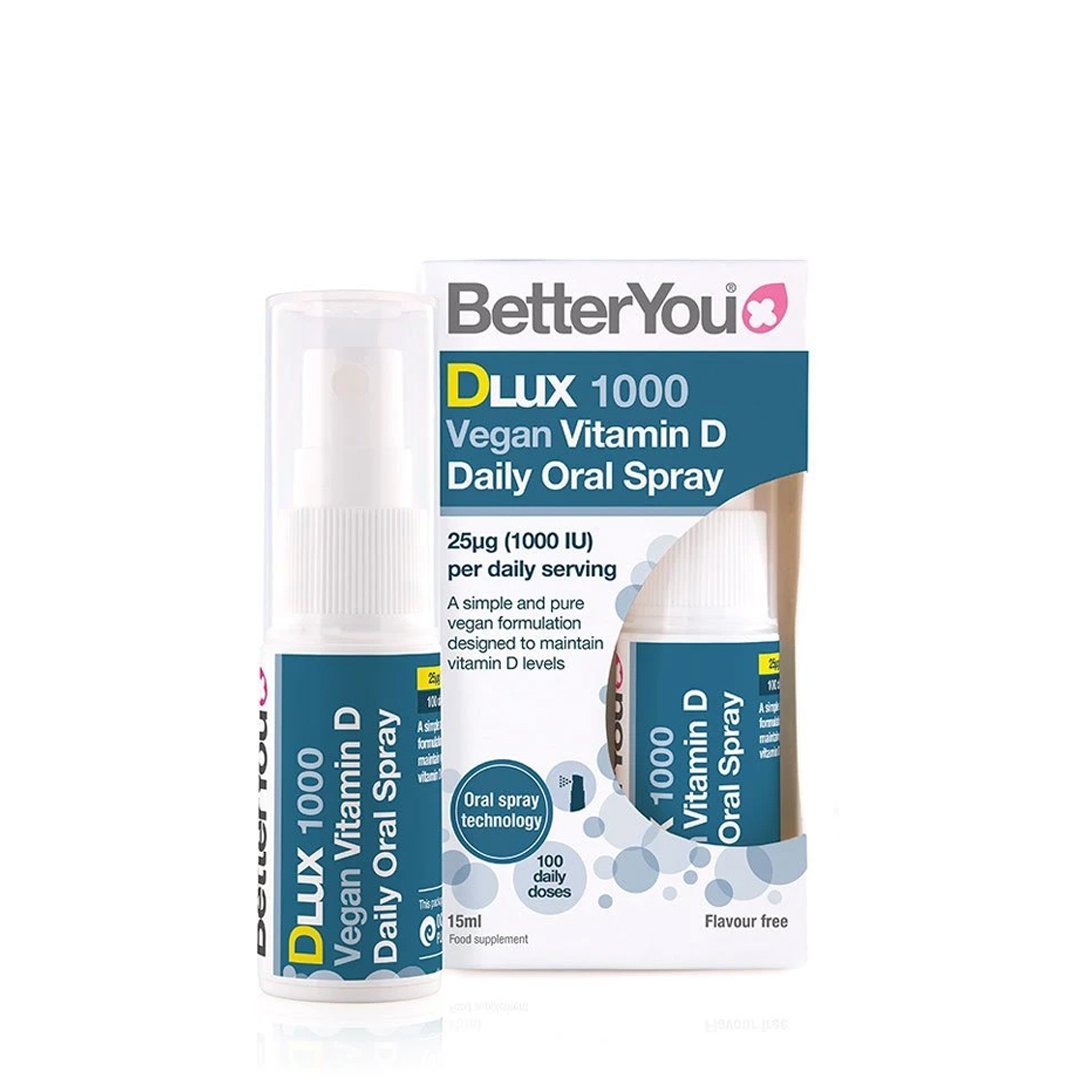 Better You Dlux 1000 Vegan Vitamin D Daily Oral Spray 15ml - La Para London