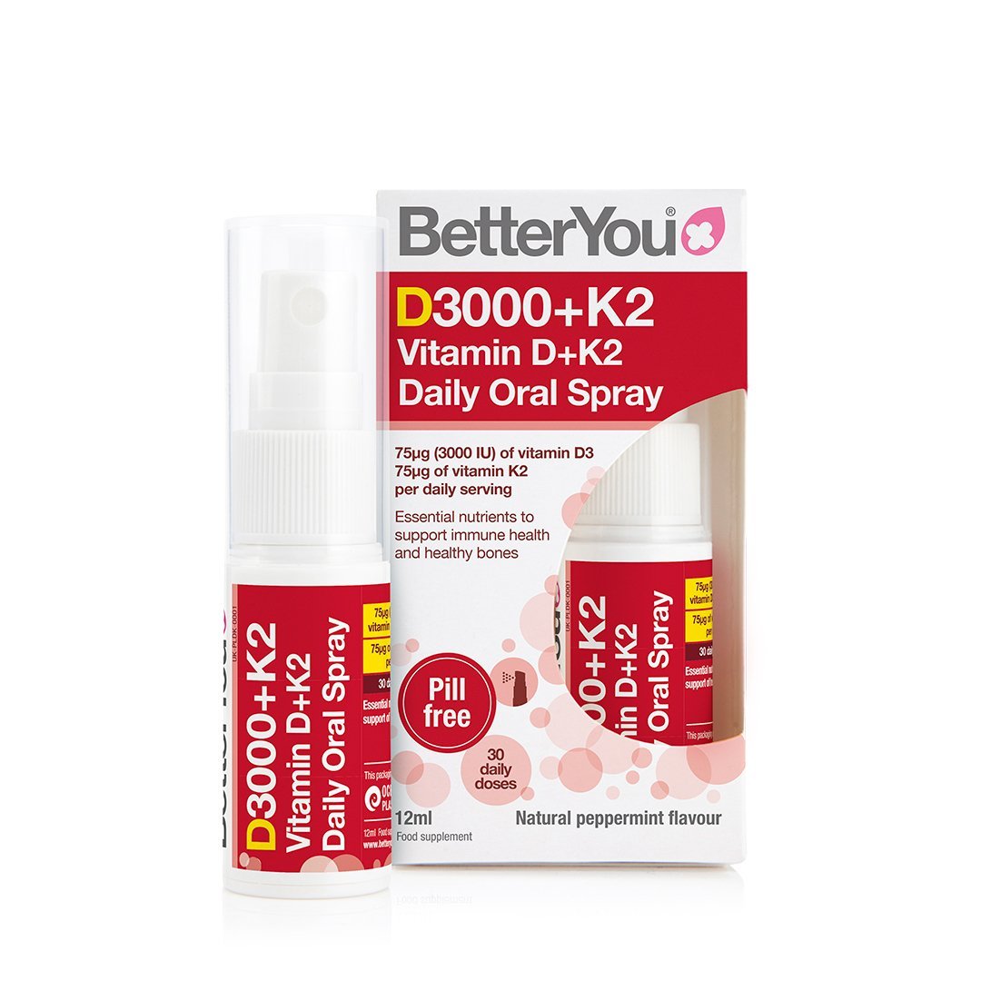 Better You Vitamin D3000+K2 Oral Spray 12ml - La Para London