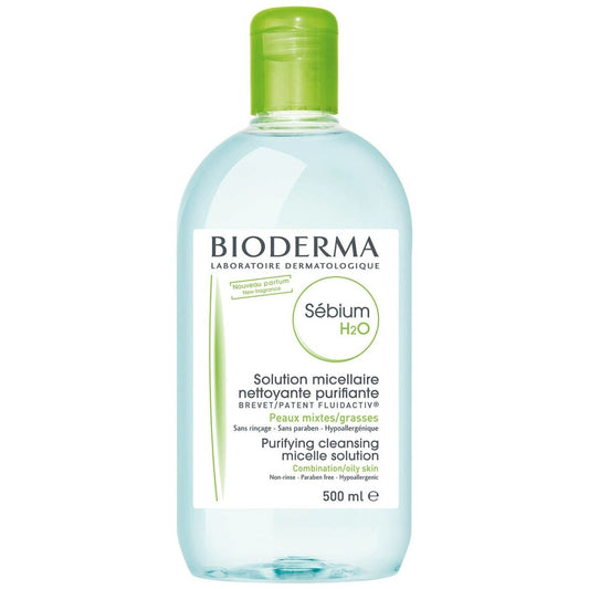 Bioderma Sébium Cleansing Micellar Water for Blemish-Prone Skin 500ml - La Para London