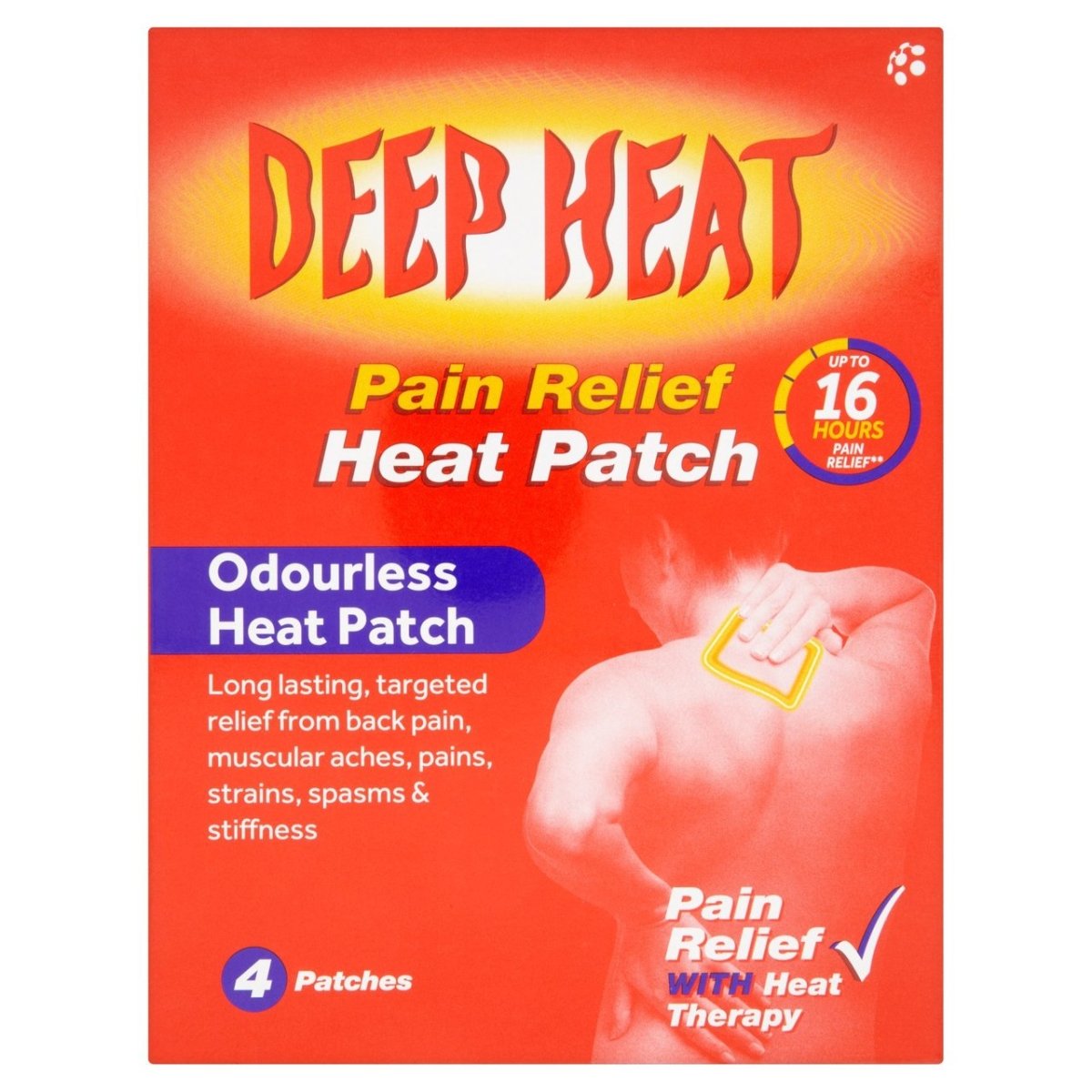 Deep Heat Pain Relief Heat Patches x4 - La Para London