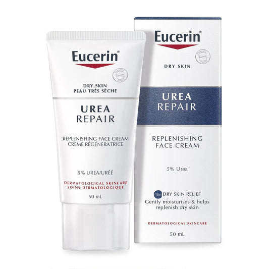 Eucerin Dry Skin Replenishing Face Cream 5% Urea 50ml - La Para London