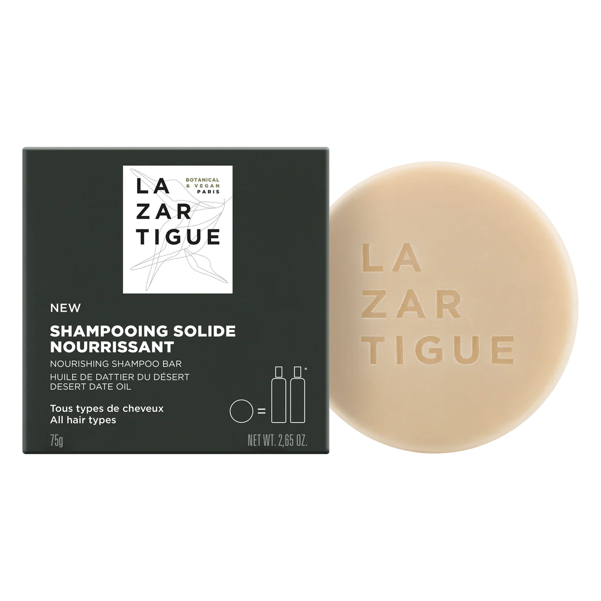 Lazartigue Gentle Solid Bar Shampoo 75g - La Para London