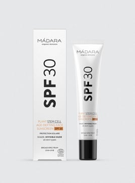 Madara Plant stem cell age-defying face sunscreen SPF30 40ml - La Para London