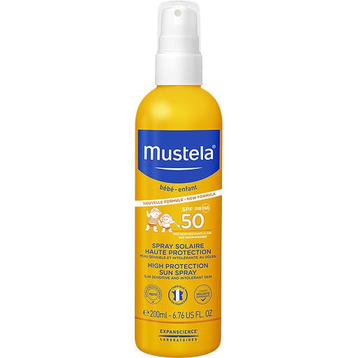 Mustela Bebe High Protection Sun Spray SPF50 200ml - La Para London