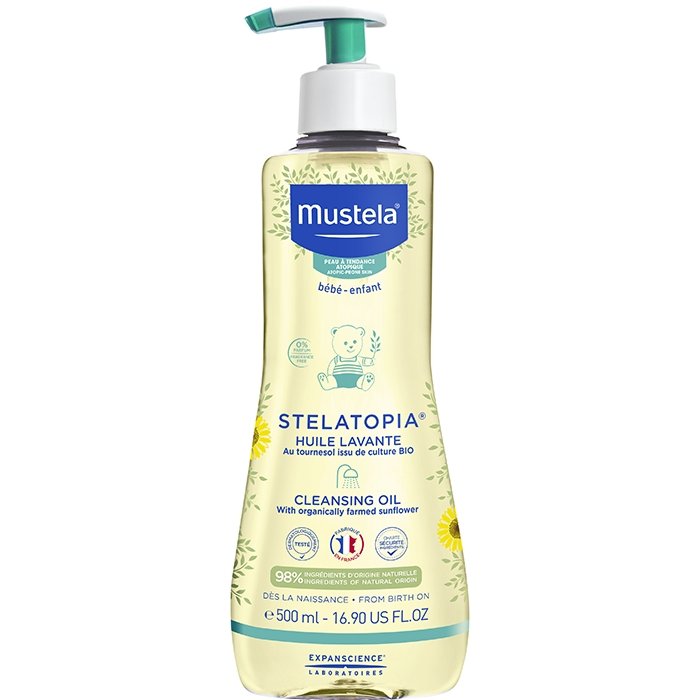 Mustela Stelatopia Cleansing Oil 500ml - La Para London