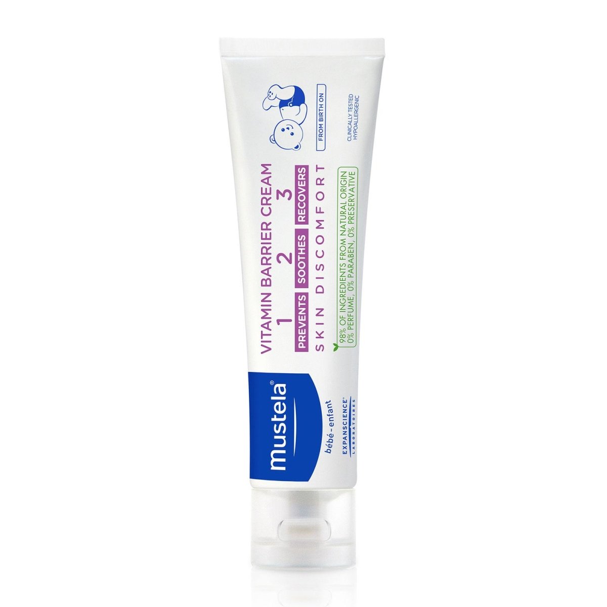 Mustela Vitamin Barrier Cream 1.2.3. 100ml - La Para London