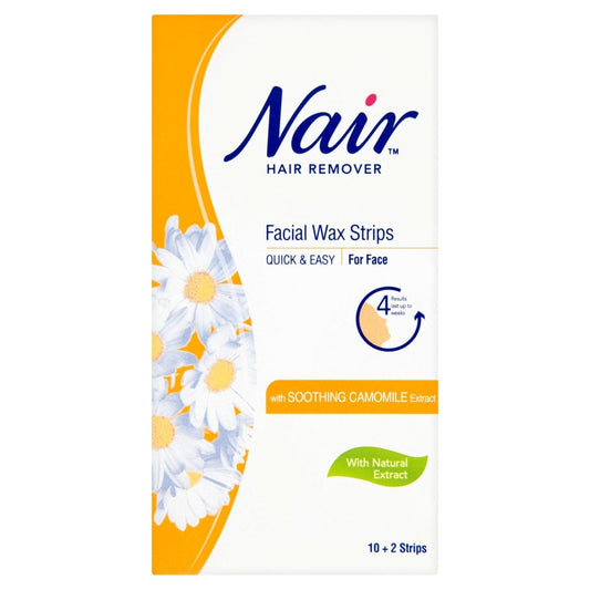 Nair Facial Wax Strips x12 - La Para London