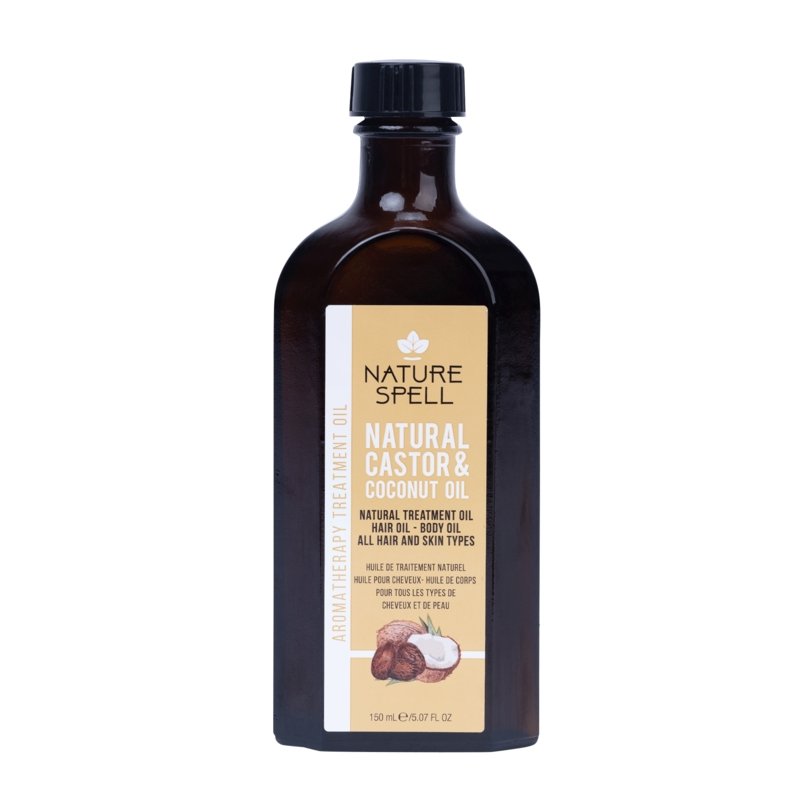 Nature Spell Hair & Body Oil 150ml - Castor & Coconut - La Para London