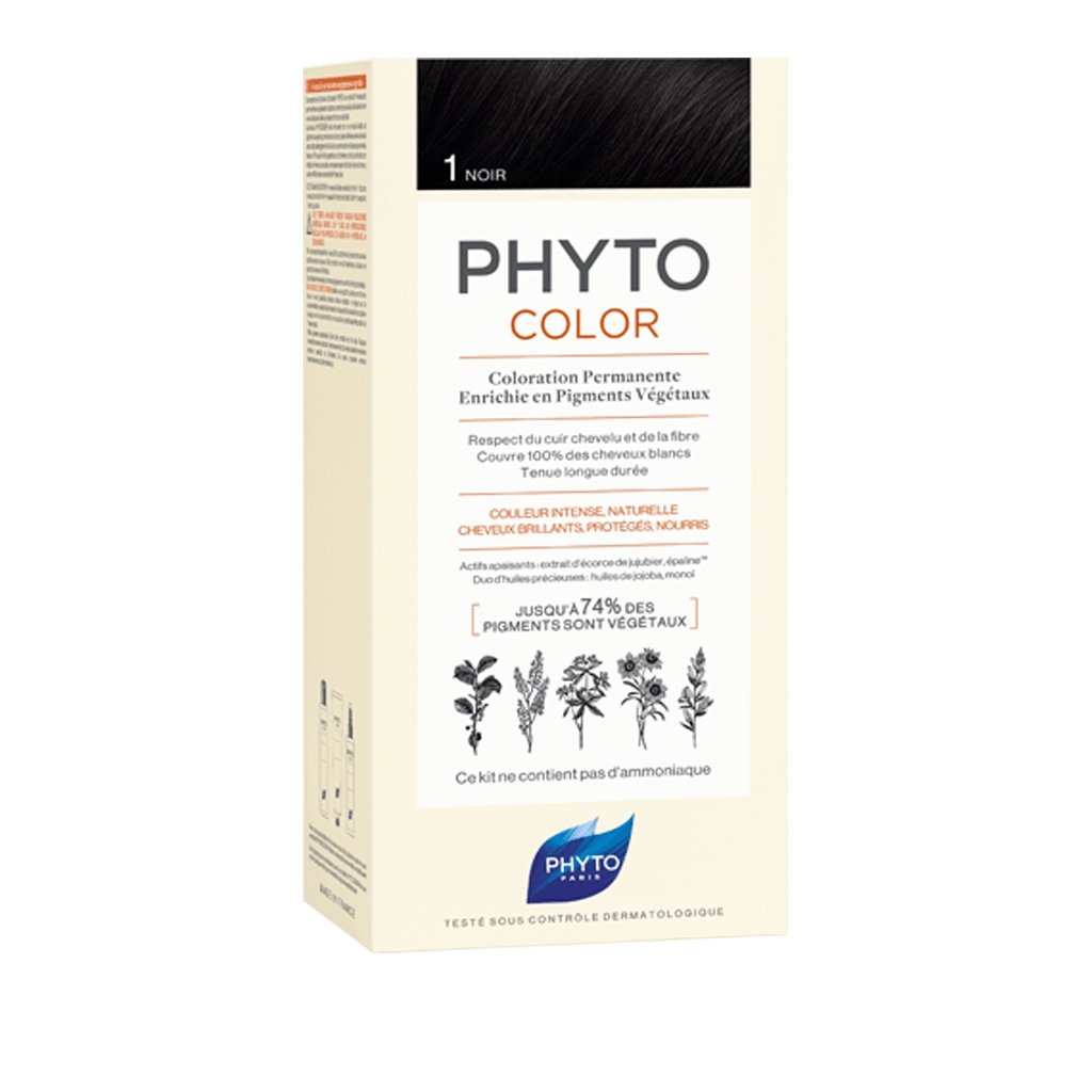 Phyto Hair Colour 1 Black 180g - La Para London