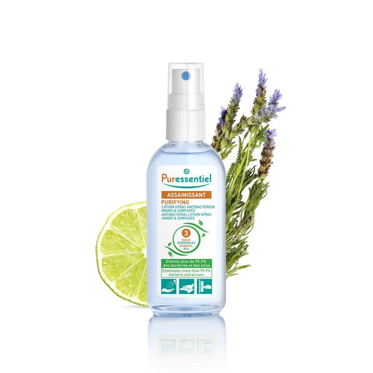 Puressentiel Purifying Antibacterial Lotion Spray Hands & Surfaces 80ml - La Para London