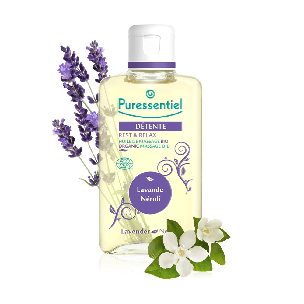 Puressentiel Rest & Relax Organic Massage Oil 100ml - La Para London