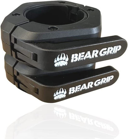 BEAR GRIP® - Pair of Quick Release Professional Olympic Weight Barbell Clips