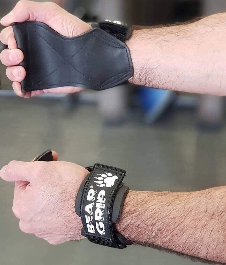 BEAR GRIP® - Multi Grip Straps/Hooks, Premium Heavy Duty Weight Lifting Straps