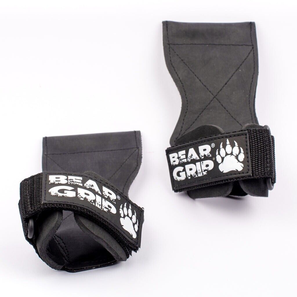 BEAR GRIP® - Multi Grip Straps/Hooks, Premium Heavy Duty Weight Lifting Straps