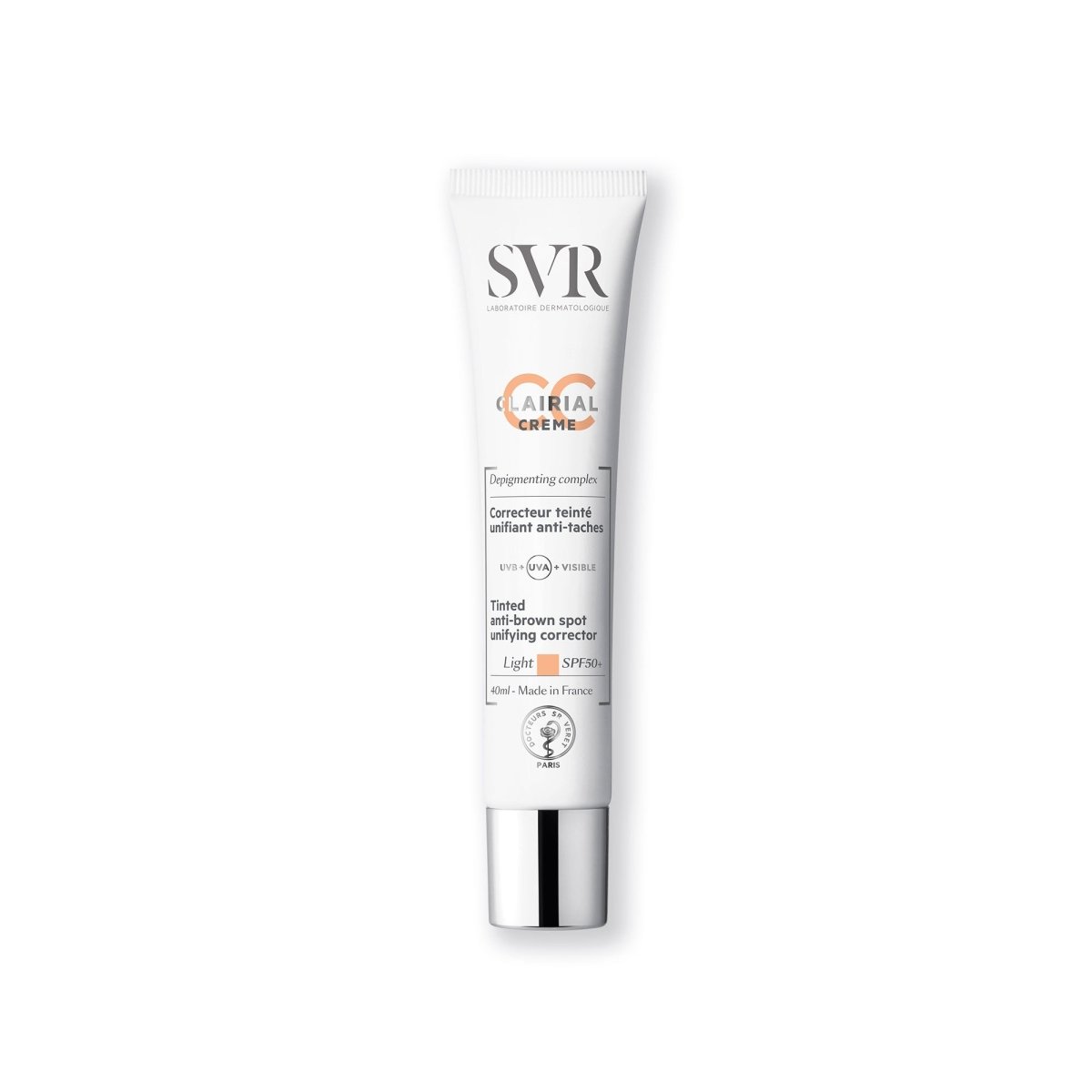 SVR CLAIRIAL CC Cream SPF50+ Light 40ml - La Para London