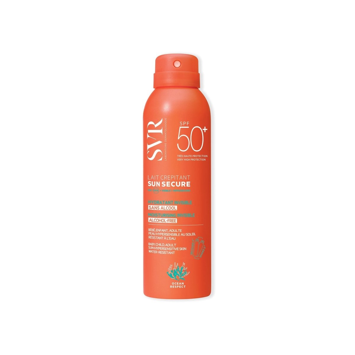 SVR Sun Secure Fizzy Milk Lait Crepitant SPF50+ 200ml - La Para London