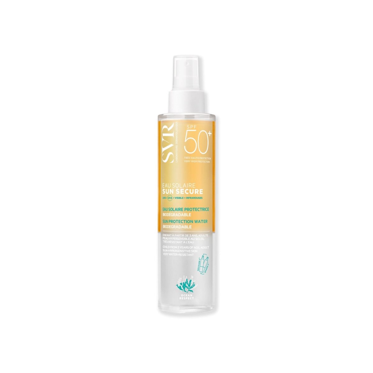 SVR SUN SECURE Sun-Water (Face & Body) SPF50 200ml - La Para London