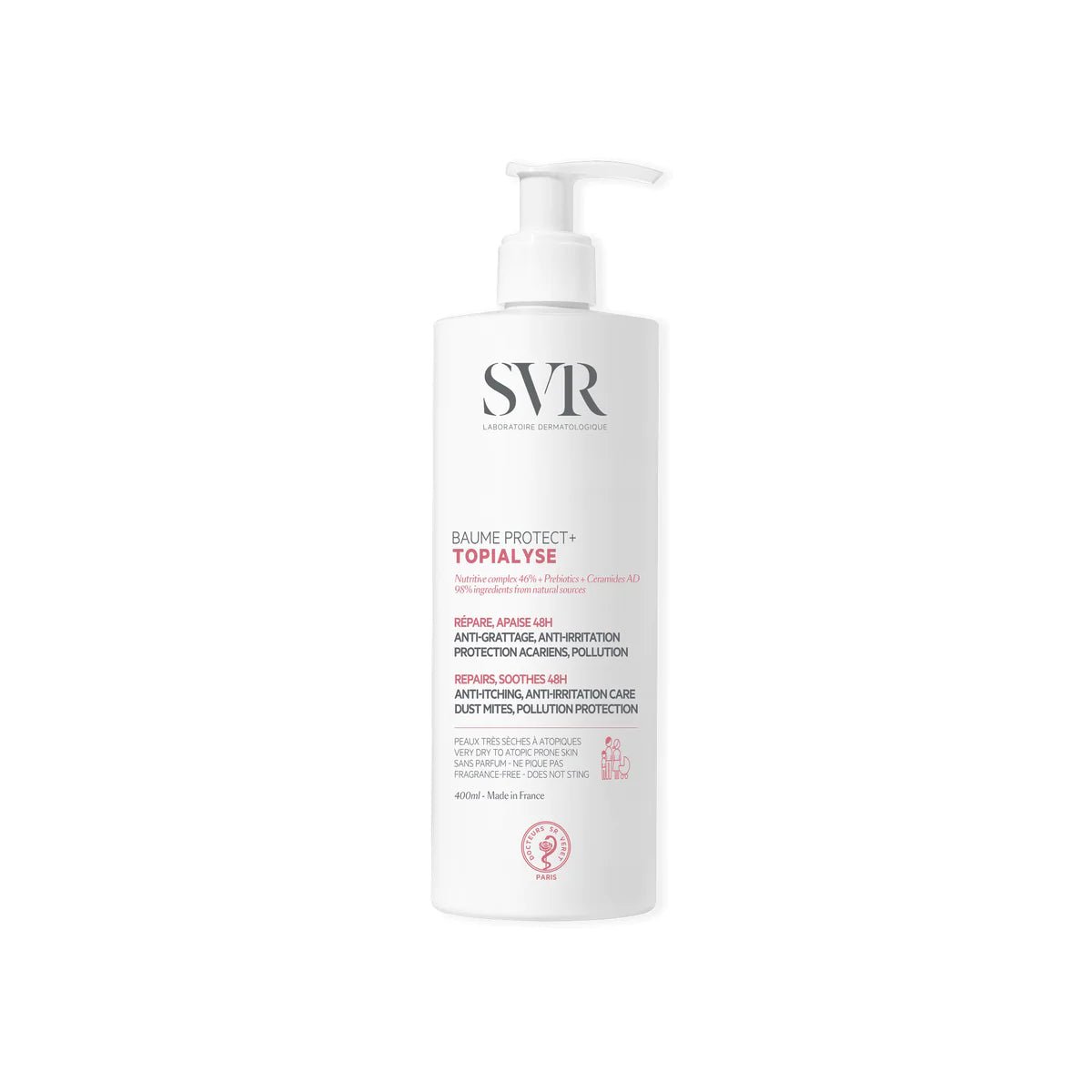 SVR TOPIALYSE Baume Protect+ Soothing and Moisturising Intensive Balm - La Para London