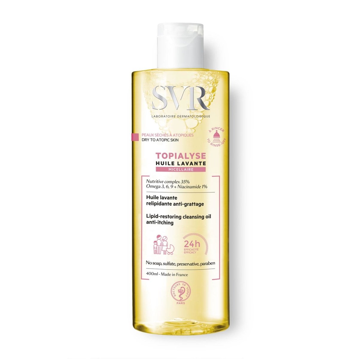 SVR TOPIALYSE Micellar Cleansing Oil 400ml - La Para London